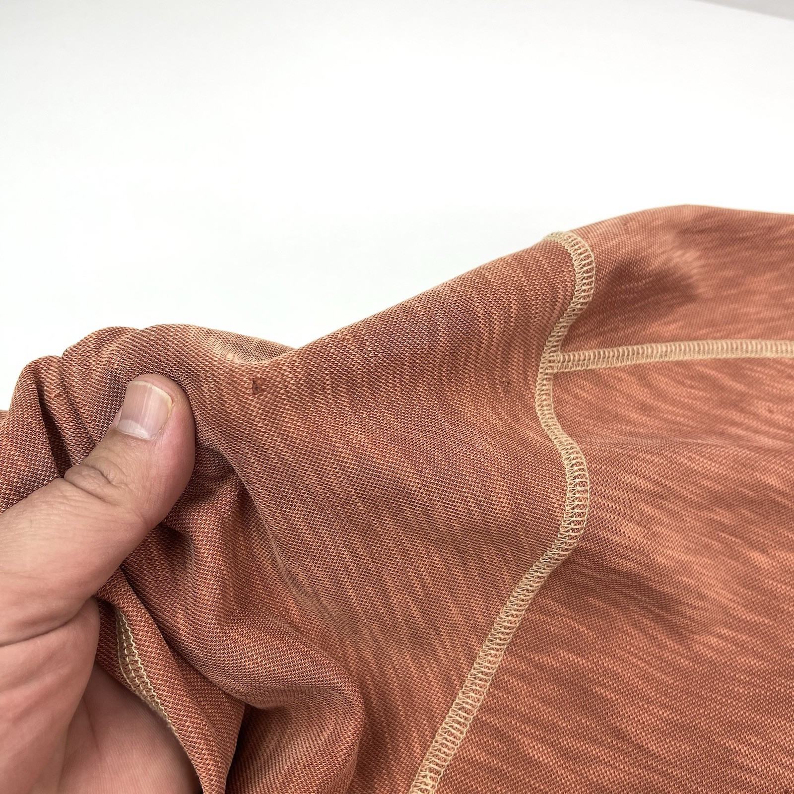 Tommy Bahama Burnt Orange Heather Tencel Blend T-Shirt Men’s Size L gallery