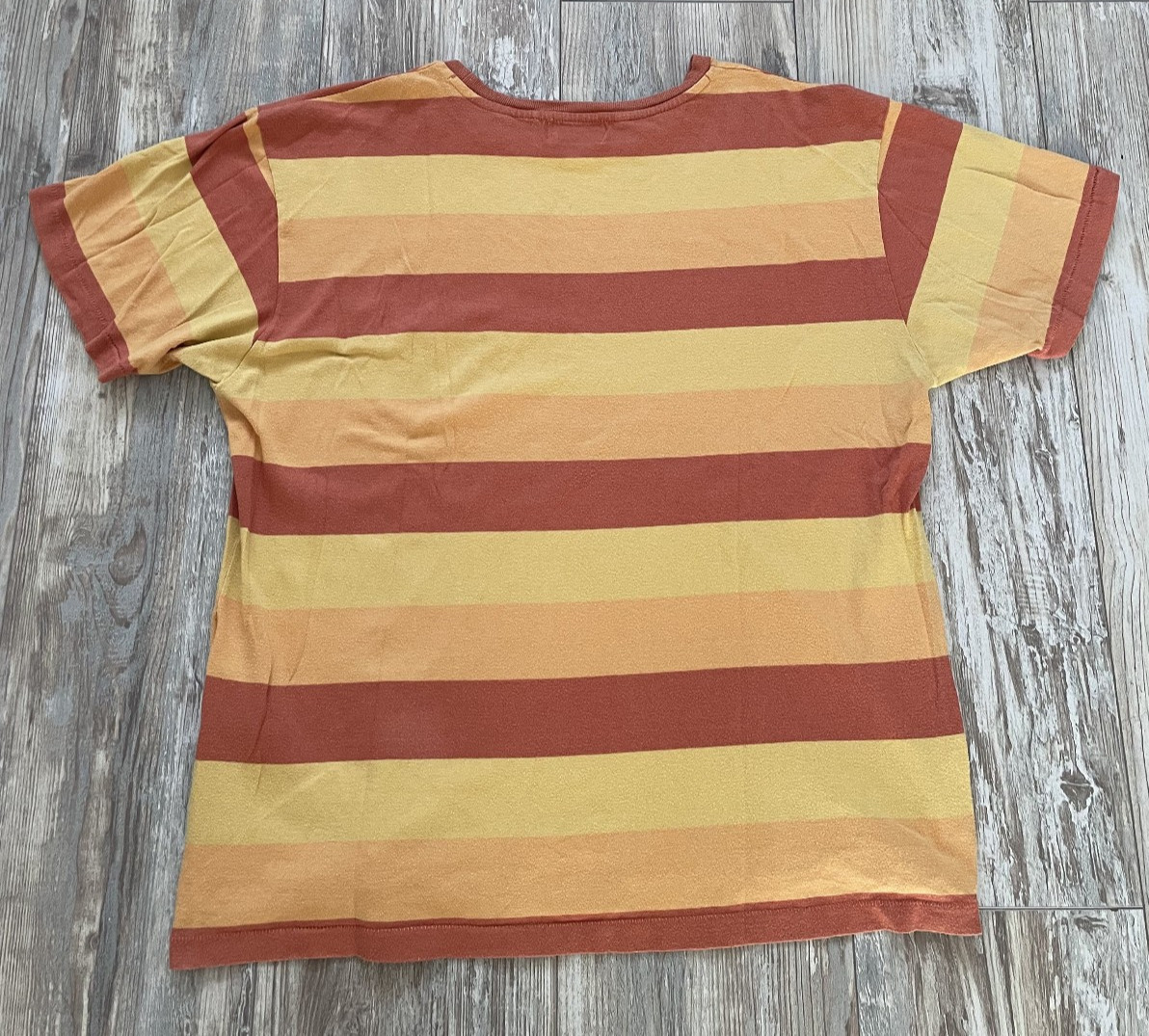 Levi's Vintage Clothing 1950s LVC Striped Sportswear T Shirt - Size M [p2p 21"] gallery