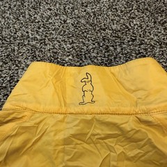 Brooks-Range Mountaineering Short Sleeve Mens M Grid Fleece 1/4 zip Shirt Yellow