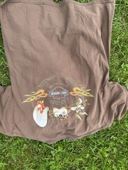 Vintage Harley Davidson Tasmanian Devil Looney Tunes T-Shirt Men’s XL Taz