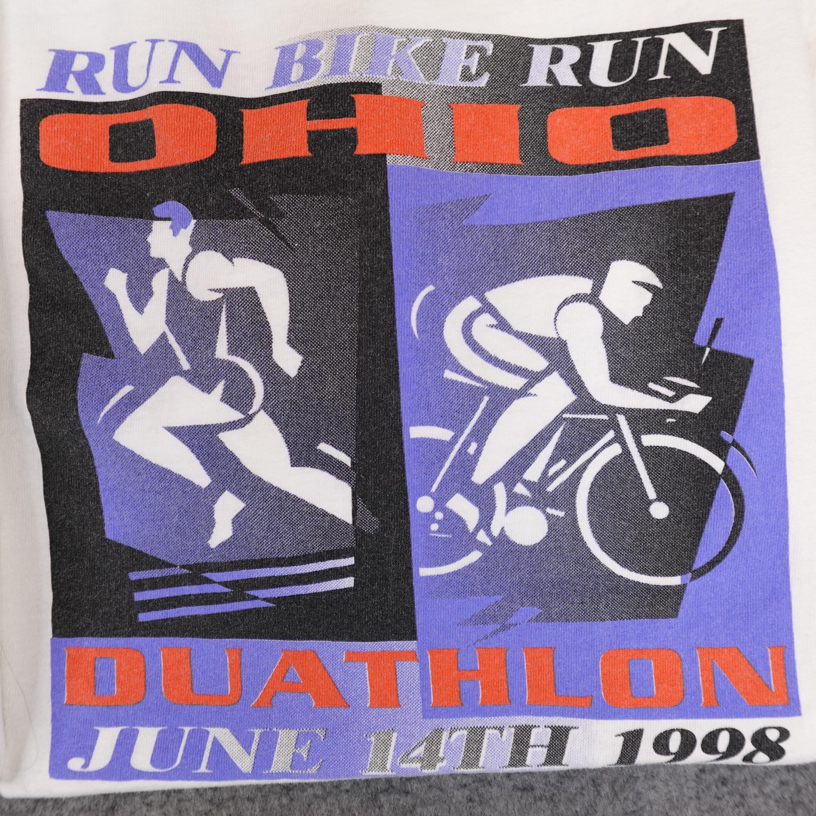 Vintage Triathlon Shirt Mens Large Lot of 4 Run Bike Cycling Ohio Duathlon 90s gallery