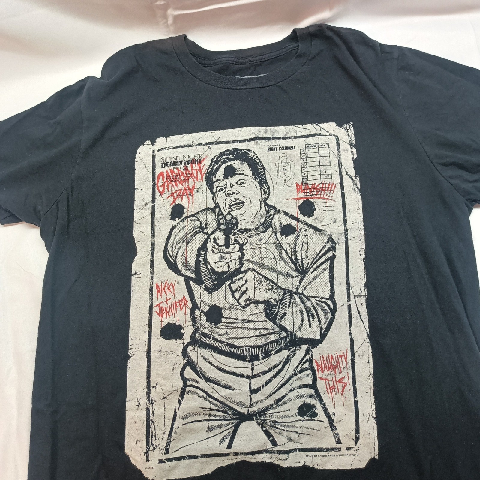 Fright Rags Silent Night Deadly Night Part 2 Garbage Day Horror T-Shirt Mens LG gallery