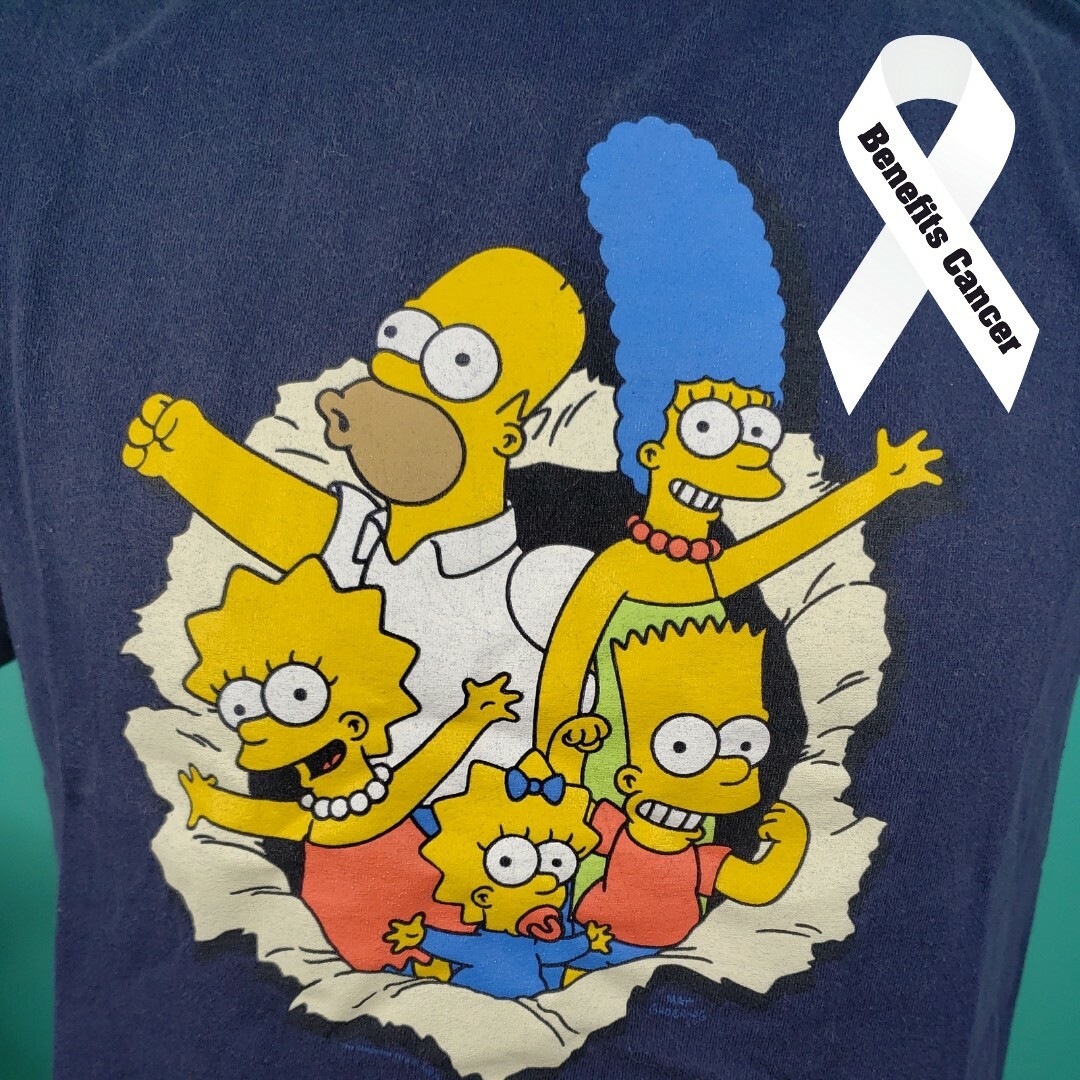 2008 Simpsons Homer and Family Size Medium T-SHIRT Tee Delta gallery
