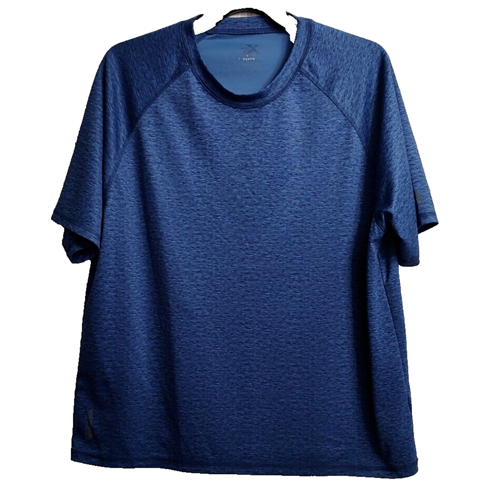Zeroxposur Men’s Blue Sport T Shirt Size XXL Sun Protection Short sleeve