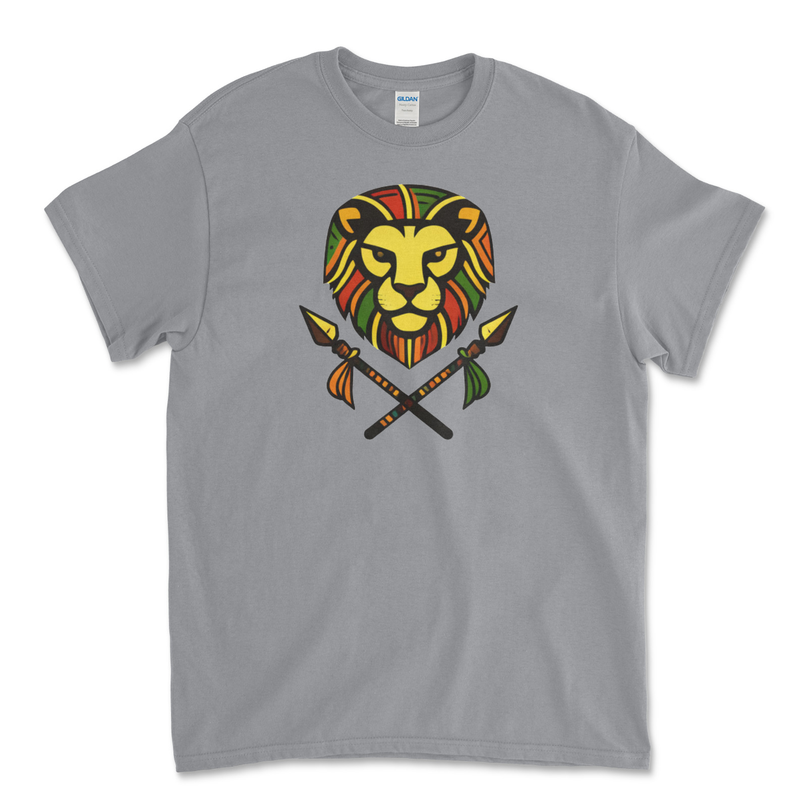 Custom T-Shirt African Lion/ Unisex Soft Style T-Shirts, Gildan Heavy- Cotton gallery