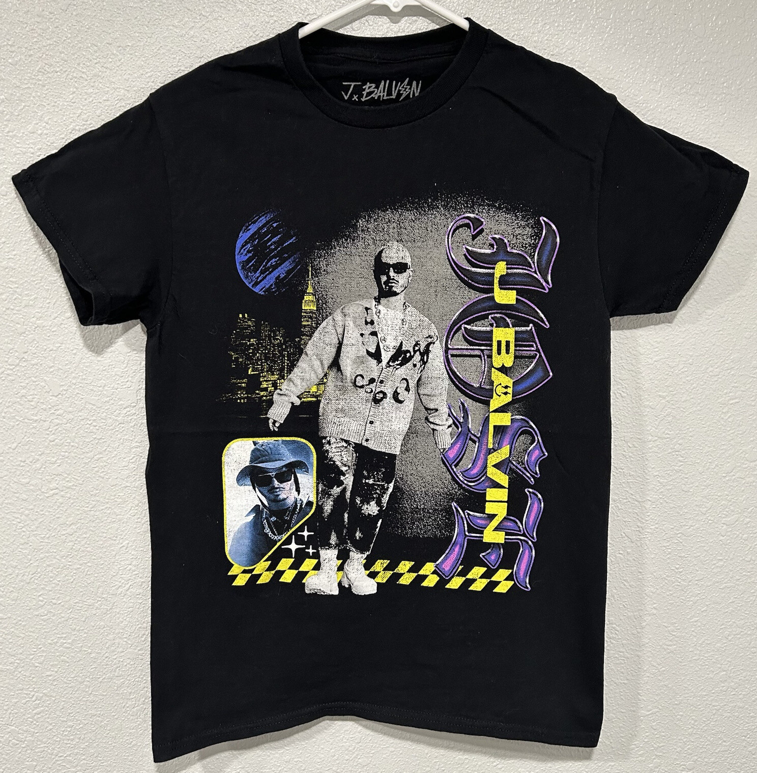 J Balvin T-Shirt Jose Men's Small Black Reggaeton Rap Tee gallery
