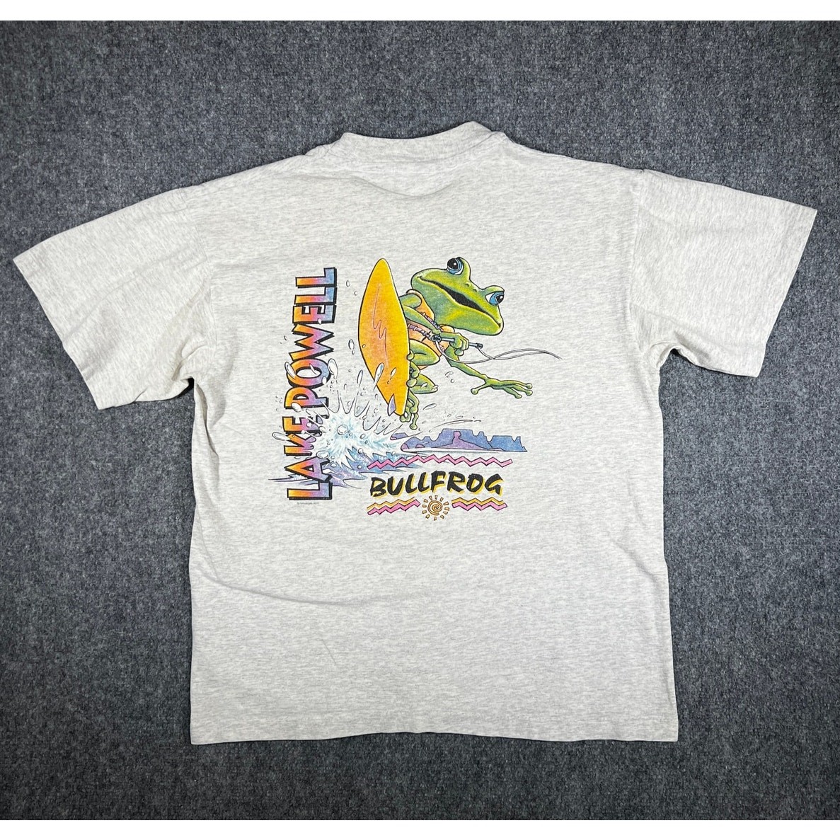 Vintage 90s Bullfrog Lake Powell Surf T-Shirt Medium