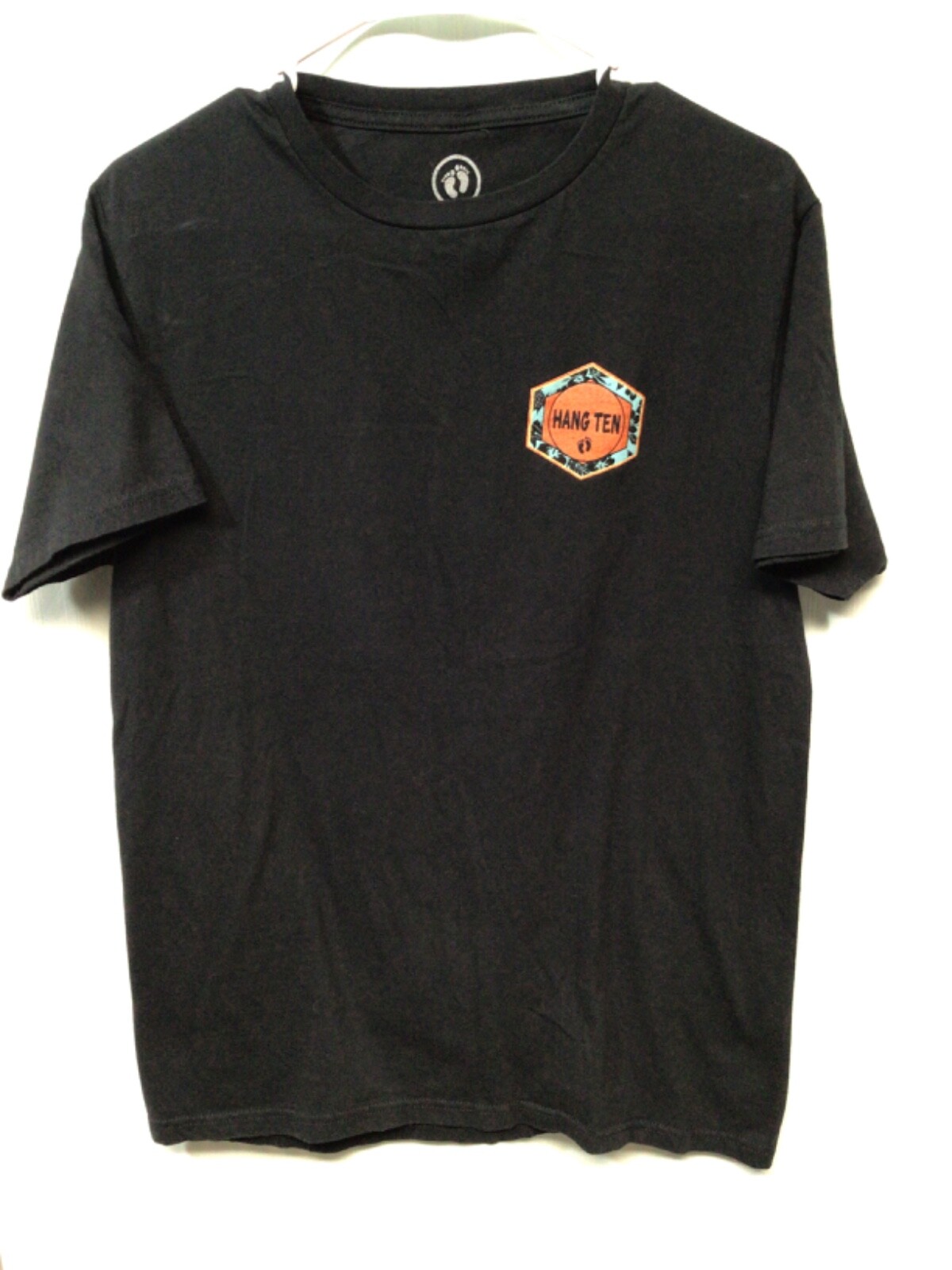 Hang Ten Black Medium Cotton T Shirt T1