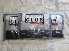 FTP FuckThePopulation x Pro Club (3 Pack) White/Heather Grey/Black Size Medium 3