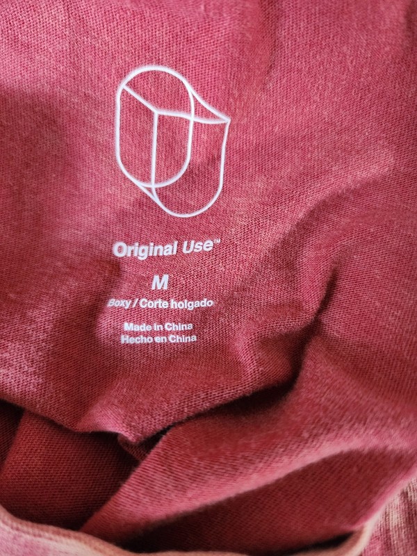 Original Use Short Sleeve Crew Neck Tee in Distressed Red Size M gallery