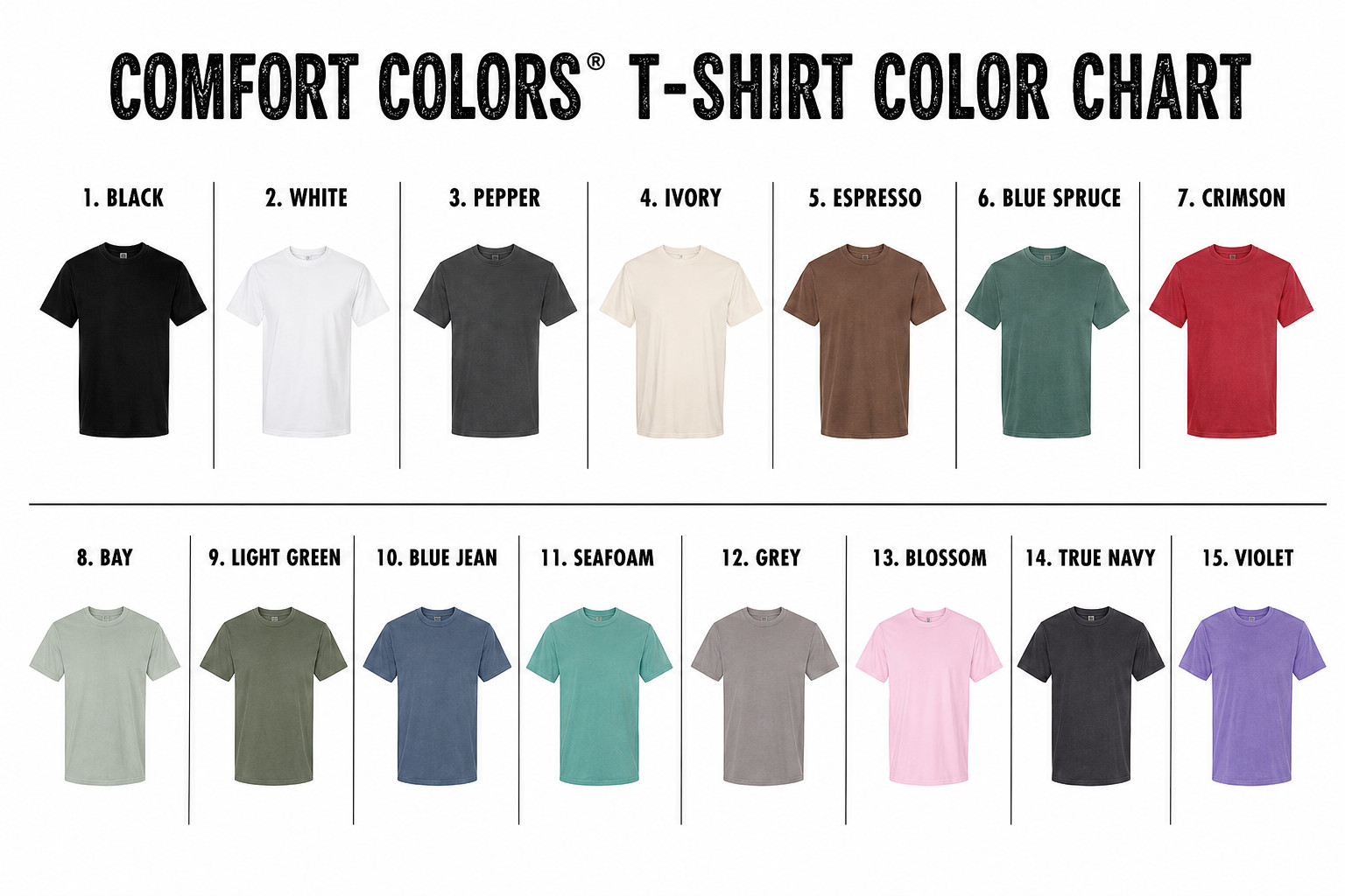 Comfort Color-Custom Personalized T Shirt Print Your Logo Photo Text gallery