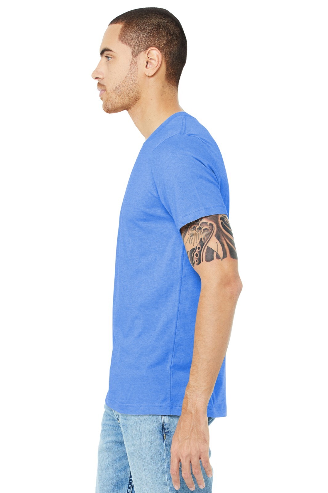 BELLA+CANVAS BC3001CVC Unisex Short Sleeve Heather CVC Crew Neck Stylish T-Shirt gallery