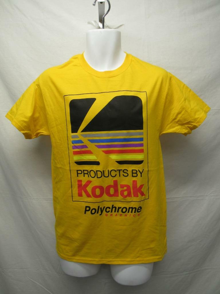 New Kodak Polychrome Mens Sizes S-M-L-XL Yellow Licensed Shirt gallery