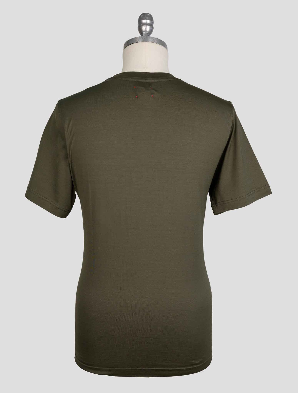 NEW KITON GREEN COTTON T-SHIRT EU 56 - US 46 - 2XL KMZ37 gallery