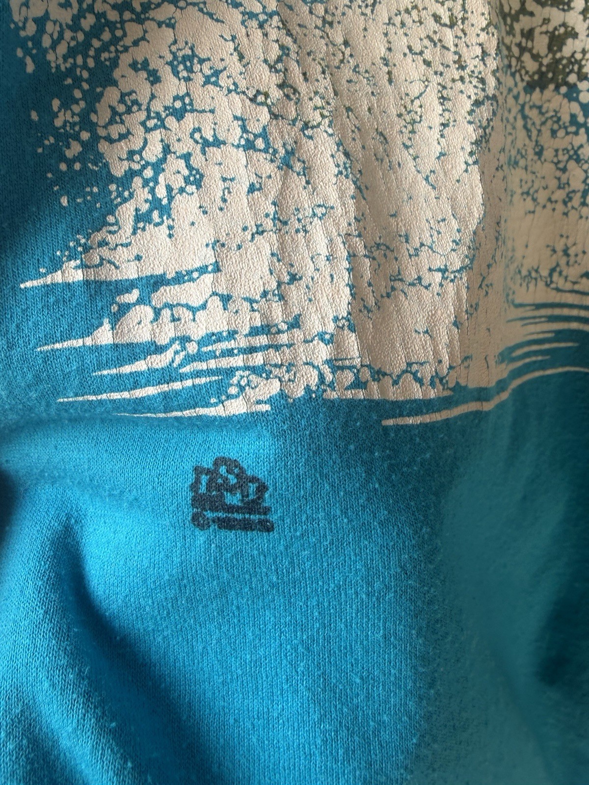 Vintage Jerzees Bass Shirt Men Extra Large Blue USA Sportswear 1989 gallery