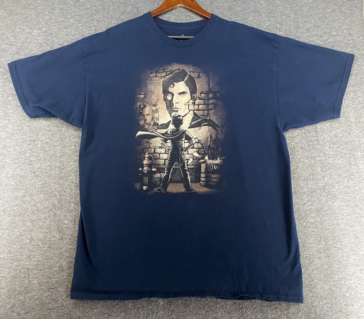 Superman Christopher Reeve Short Sleeve Graphic Tee Men’s Size XXL Blue T Shirt gallery