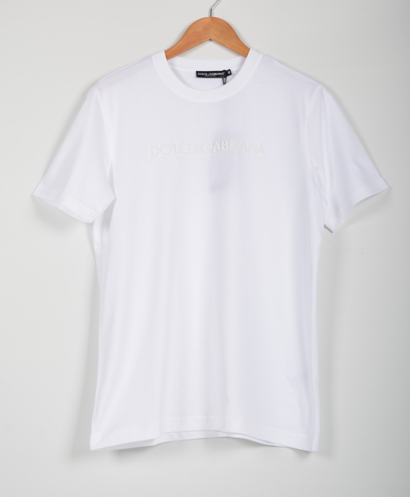 Men's Dolce & Gabbana White Tonal Logo T-Shirt Men's Size Medium gallery