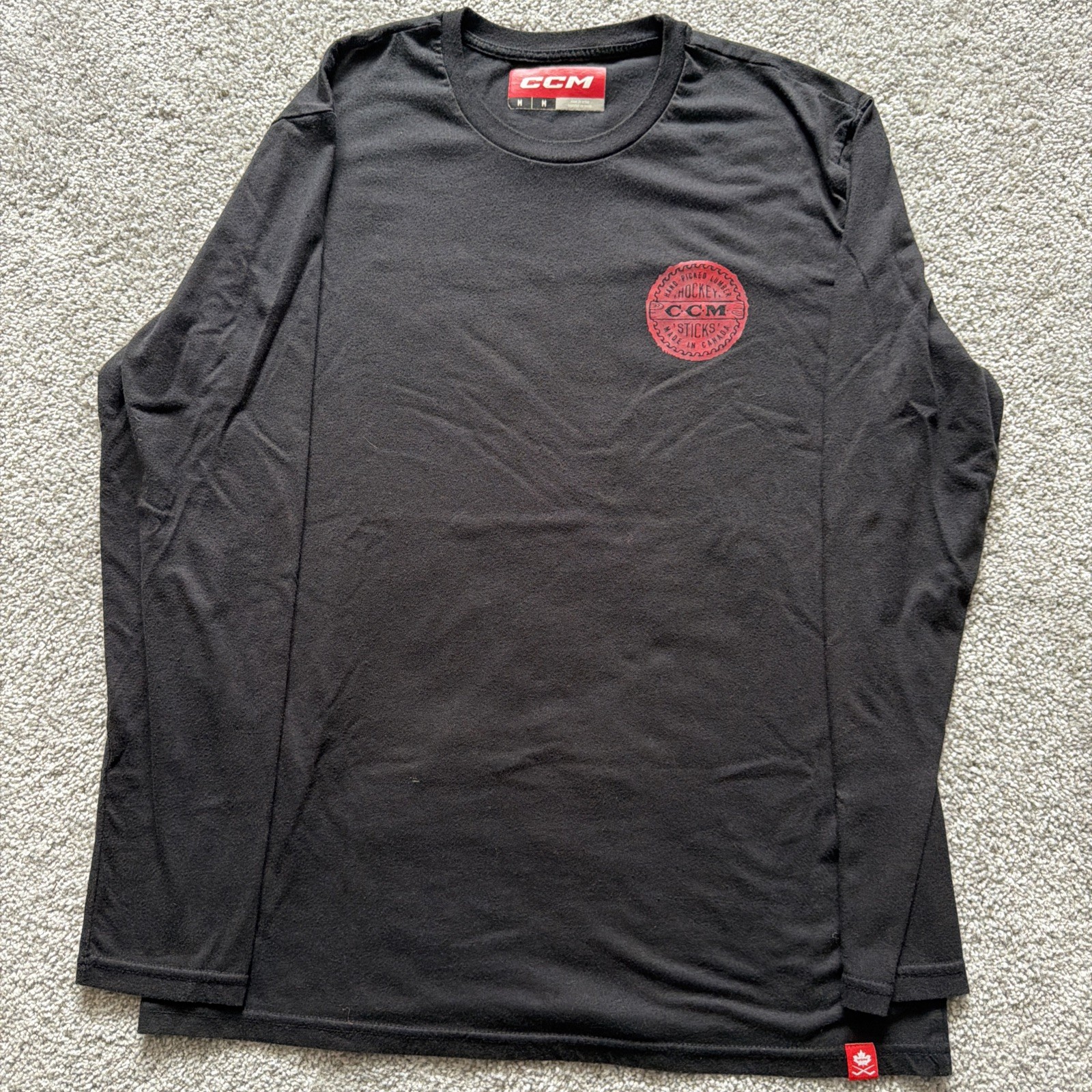 CCM Hockey Sticks Black Long Sleeve | Size M gallery