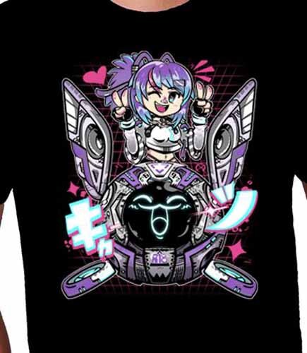 Vshojo Projekt Melody DJ T-Shirt Adult Sizes gallery