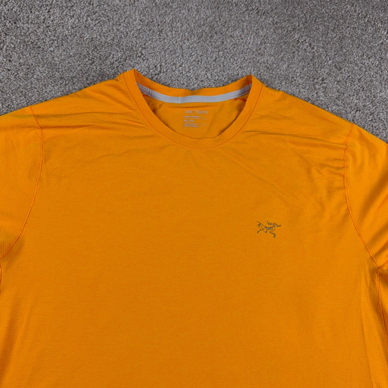 Arcteryx Shirt Mens Extra Large Orange Cormac Crew Hiking Hiker Outdoors Hike gallery
