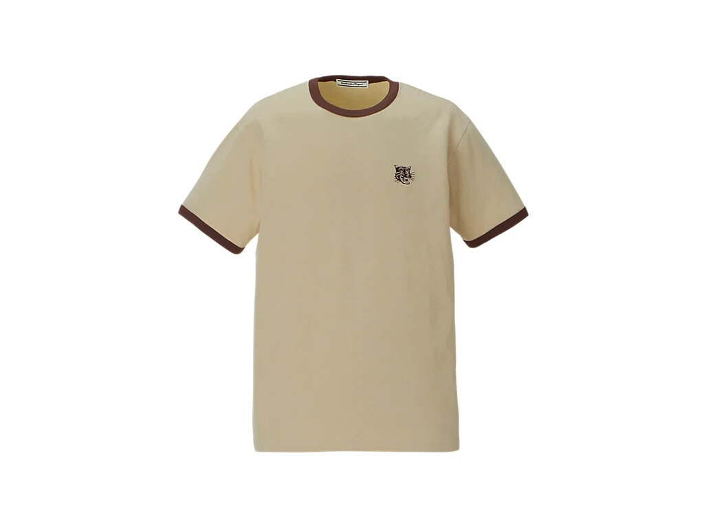 Onitsuka Tiger GRAPHIC TEE BEIGE/BROWN Ringer T-shirt Unisex Men Women Japan New gallery