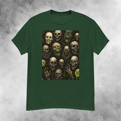 Infernal Radioactive Skulls Horror T-Shirt Men’s S-2XL