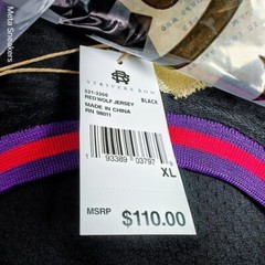 Strivers Row Jersey XL Men’s Red Black Purple Limited Premium Tank Top Wolf NWT