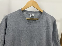 VTG 90s Cal Cru Worn Down Distressed Thrashed Thin Striped T-Shirt Size XL USA