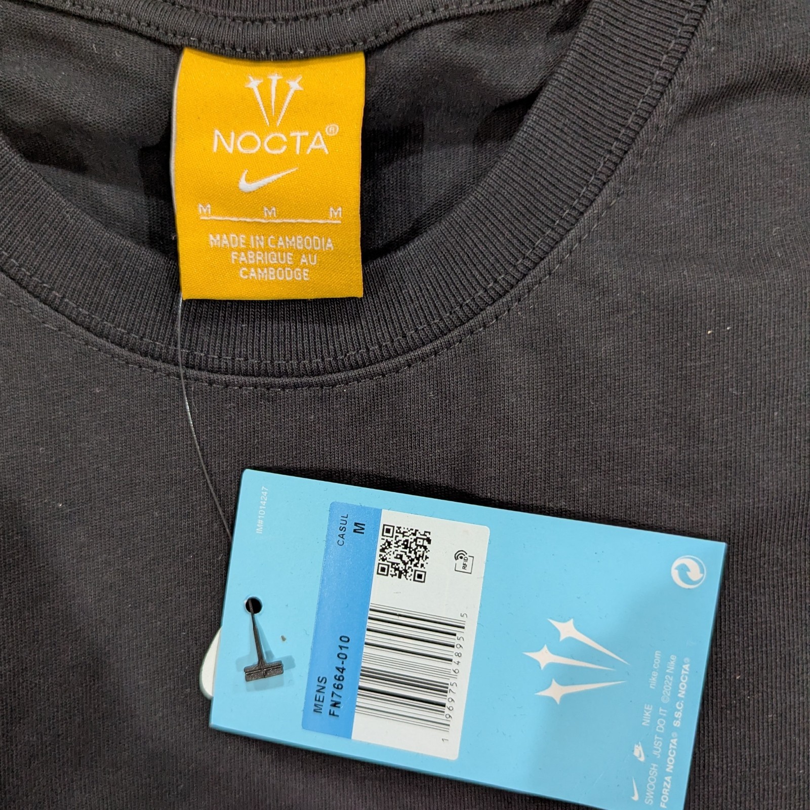 Nike NOCTA NRG Big Body CS Tee Black M FN7664-010 Drake New With Tags gallery