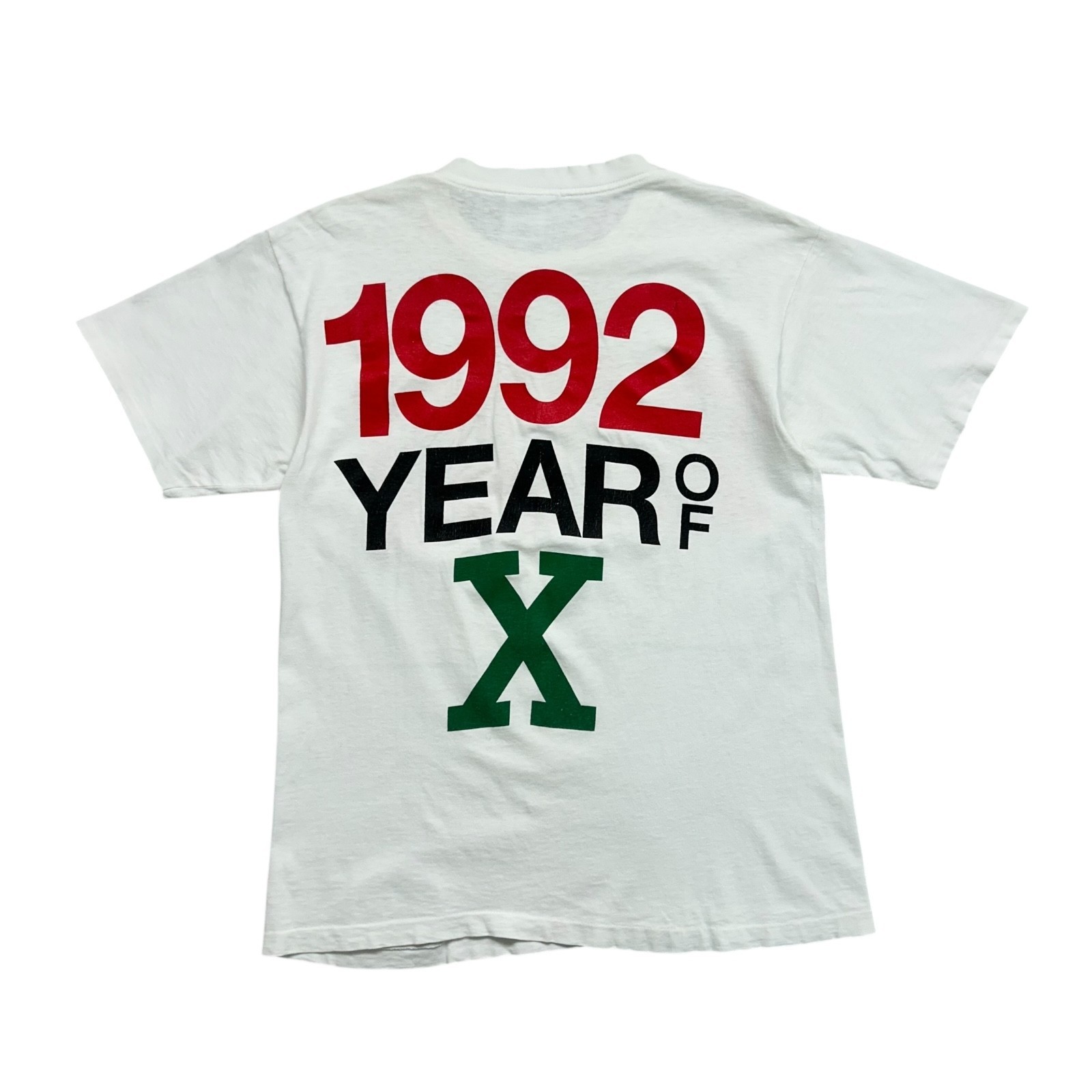 VTG 90s 40 ACRES & A MULE 40A MALCOLM X 1992 SPIKE LEE MOVIE T-SHIRT SIZE L gallery