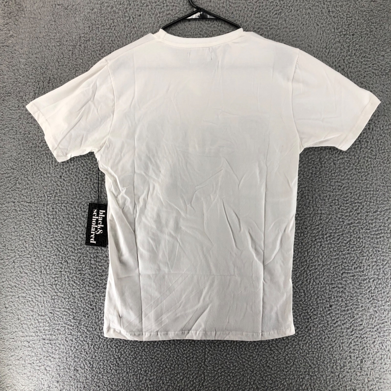 Black & Scholared Men's Size S Shirt Black and White Educated Black Grad gallery