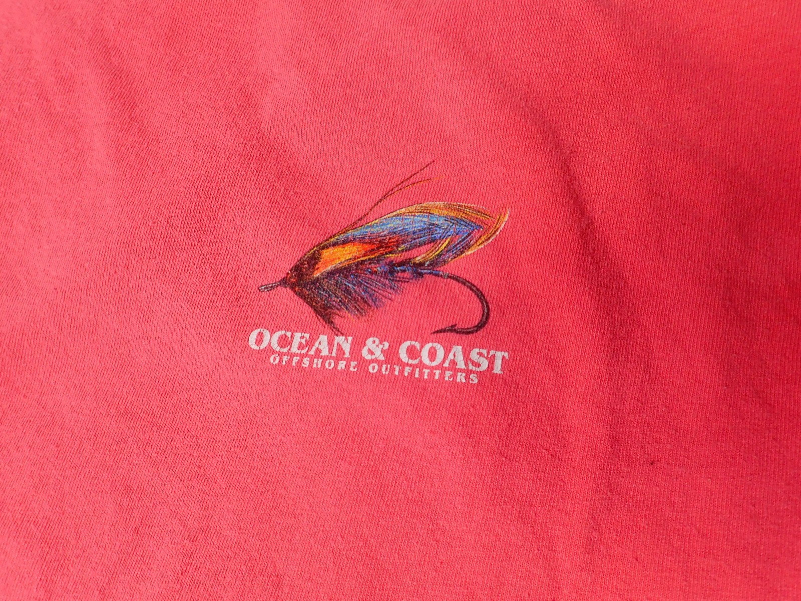 Fly Fishing T Shirt Ocean & Coast Coral Saltwater Lure Graphic Mens Medium gallery