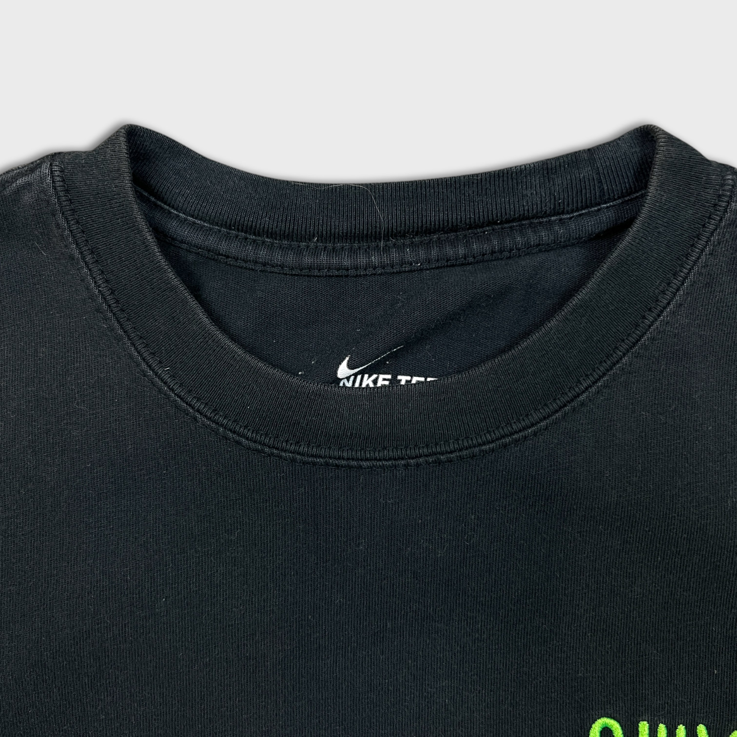 Nike Sportswear T Shirt Mens Medium Black Miami City ELV Neon Short Sleeve Tee gallery