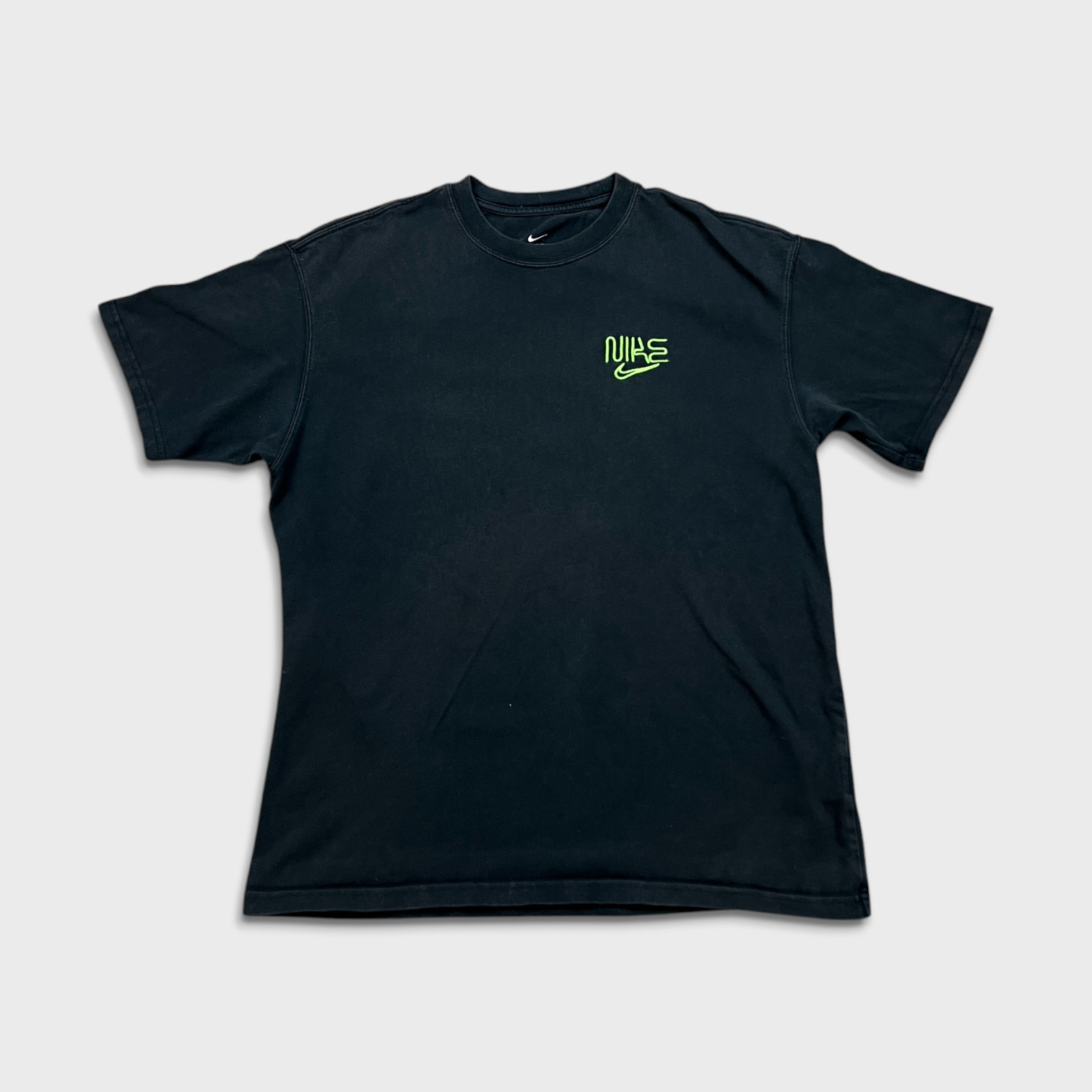 Nike Sportswear T Shirt Mens Medium Black Miami City ELV Neon Short Sleeve Tee gallery