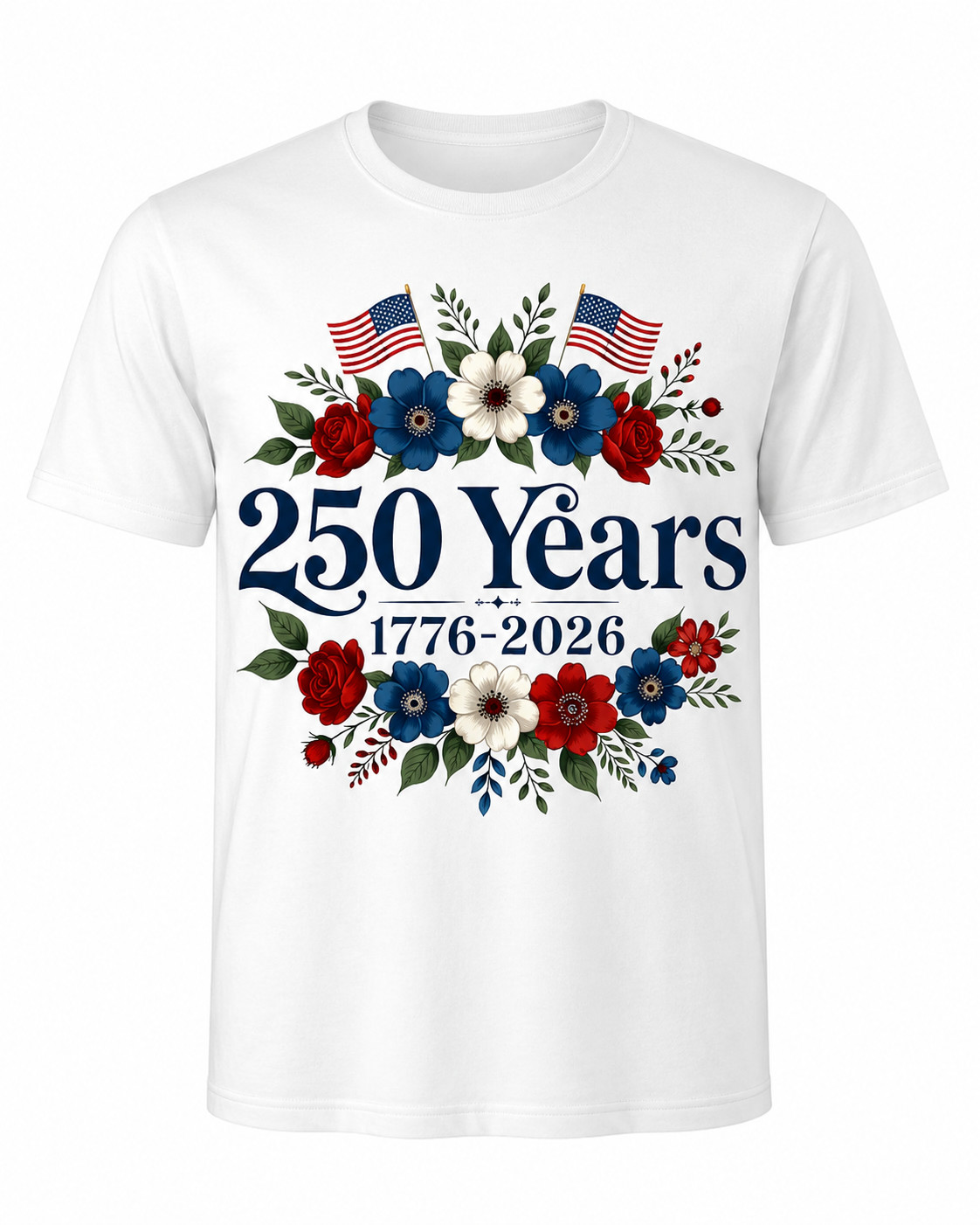 Comfort Colors Boho Floral American Flag Shirt 250th Anniversary 4thOf July Gift gallery
