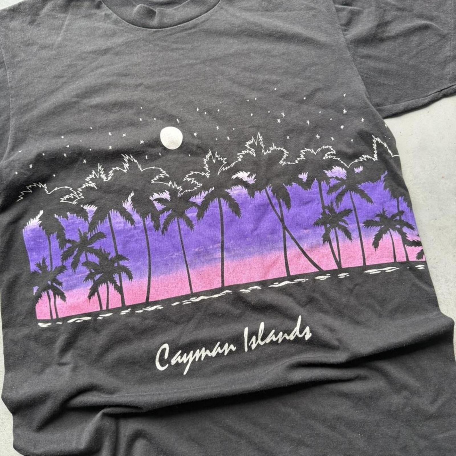 Vintage Cayman Islands Sunset Tee gallery