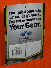 High Visability Pyramex Class 2 Reflective Hi Vis Safety T-Shirt Size 2XL Orange
