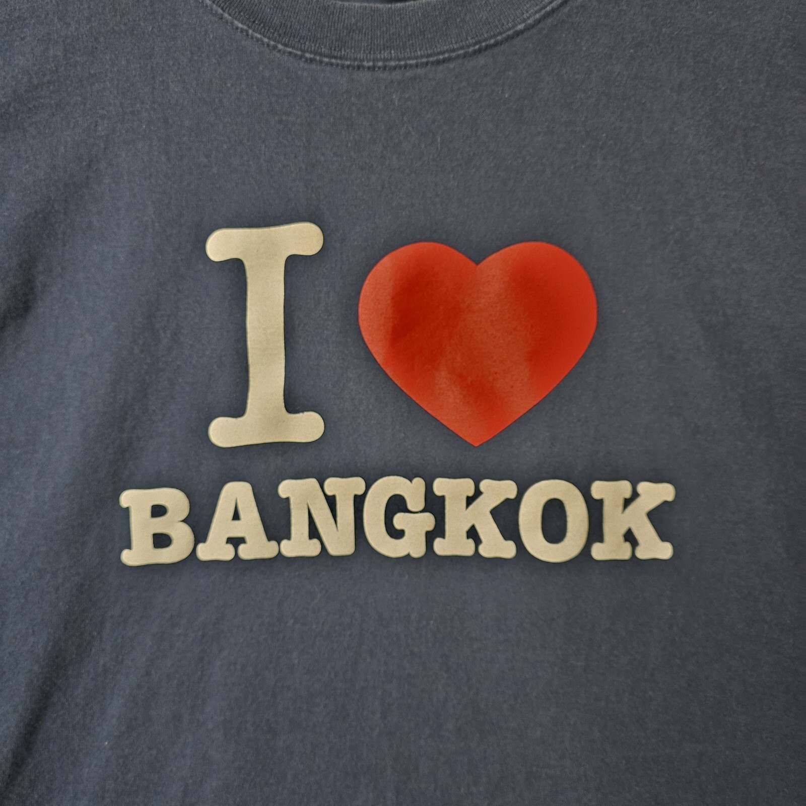 Vintage I Heart Bangkok T-Shirt Love Thailand Large 90s Vtg gallery
