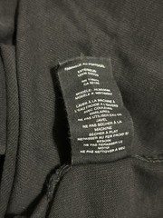 Helmut Lang Crinkle Crumple Logo Luxury Designer Black Tee Authentic Size Large