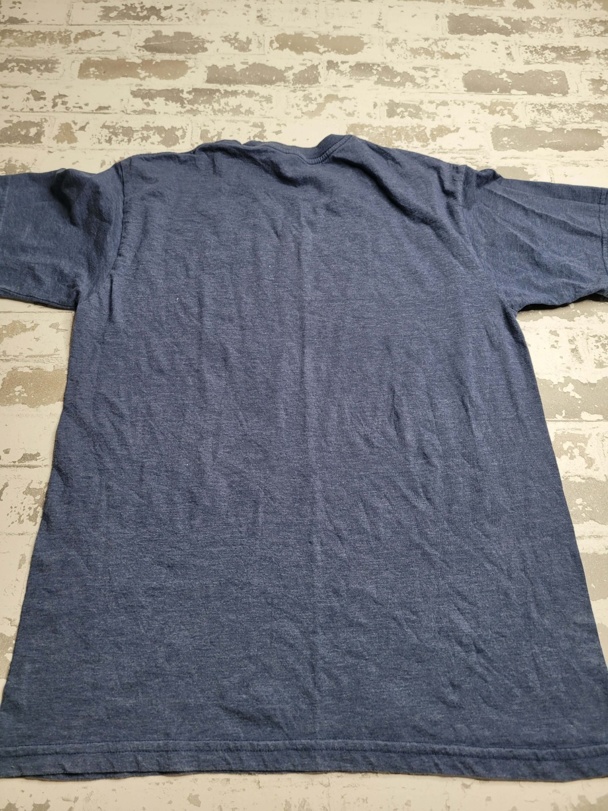 Nirvana Smiley Face Classic Spell Out Blue Yellow T-Shirt Men's Medium gallery