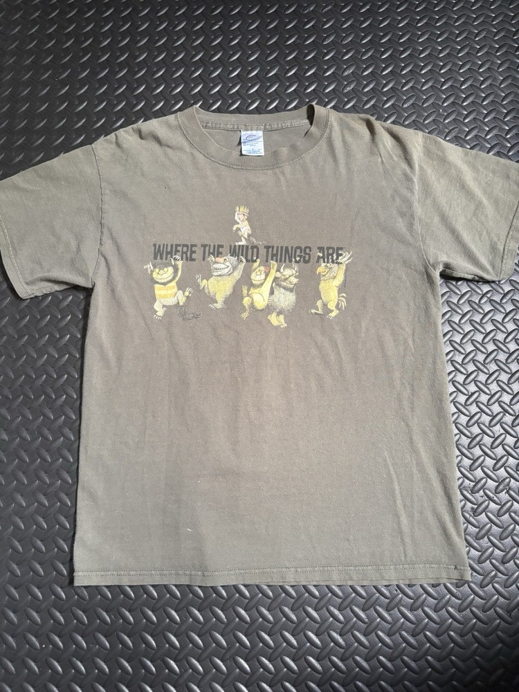 Vintage Y2K Where The Wild Things Are Promo Tee Shirt Movie Book Mens medium