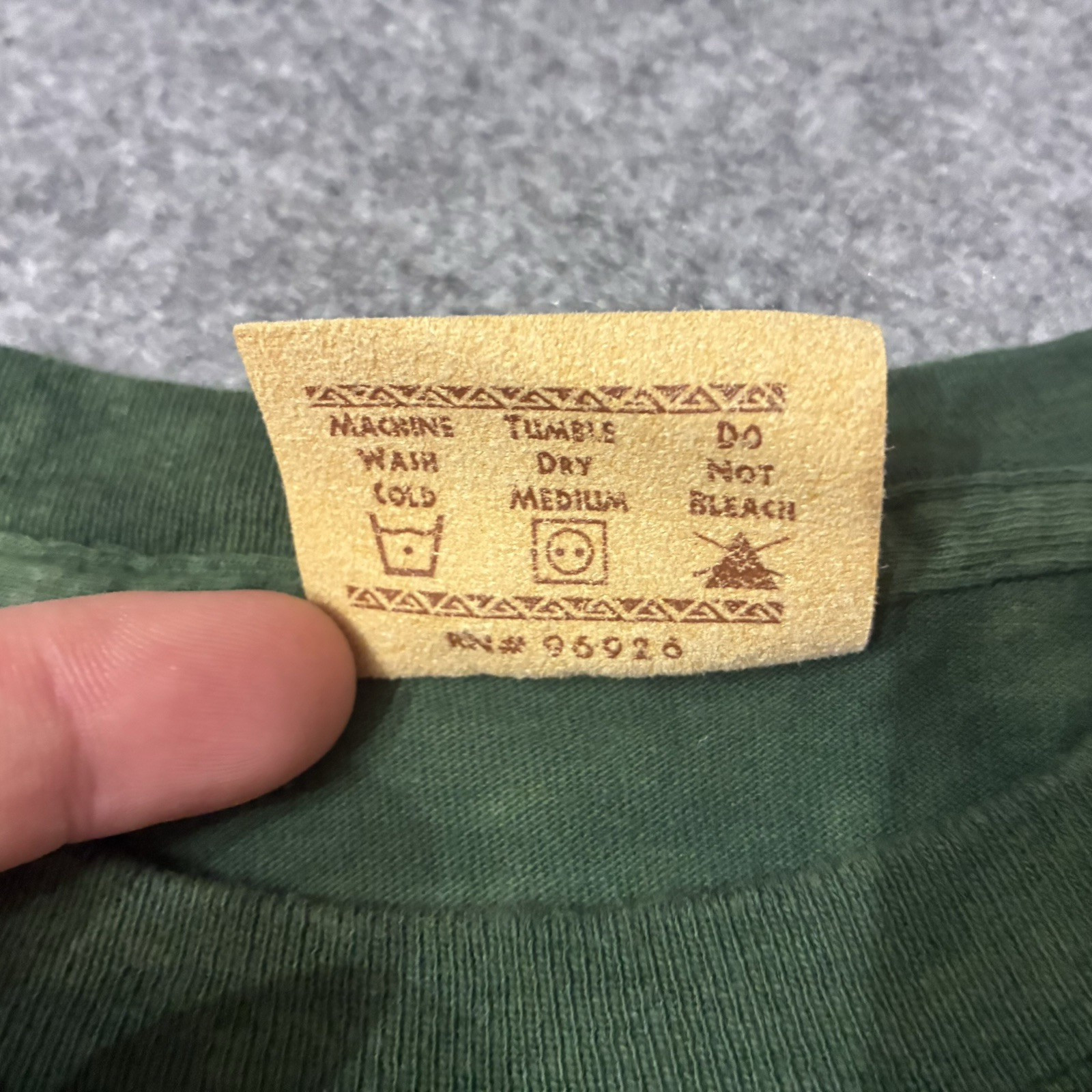 Vintage Y2K The Mountain Mens XL Tie Dye Muskie Fishing Shirt Green Nature Musky gallery