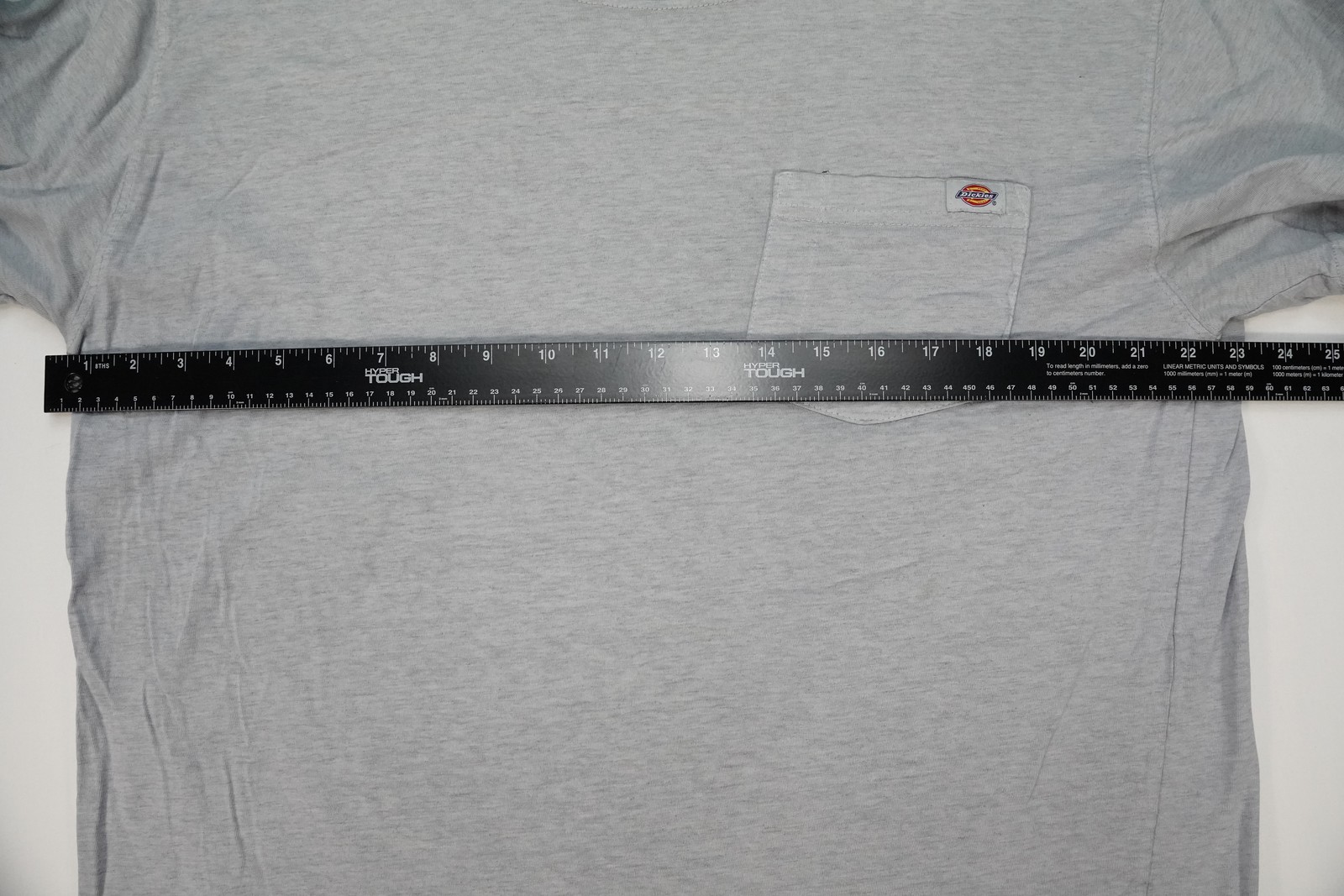 Dickies Mens Large Grey T-Shirt Short Sleeve Crewneck Casual Gym Wear Running gallery
