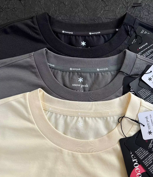 Snow Peak Summer New Patch Quick Drying T-shirt Men Women gallery