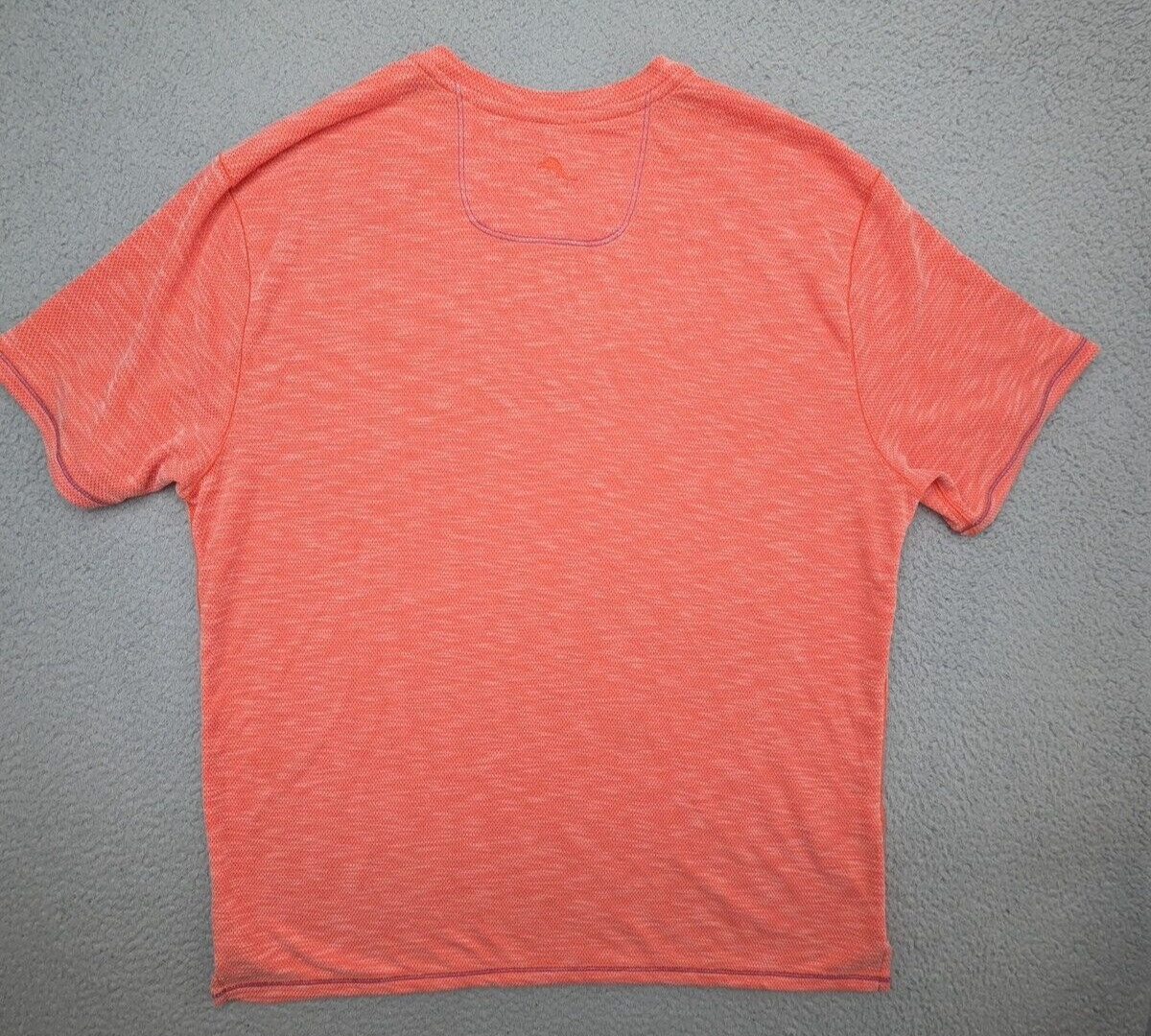 Tommy Bahama T-Shirt Mens Large Coastal Crest Coral SS V-Neck Logo Marlin $79 gallery