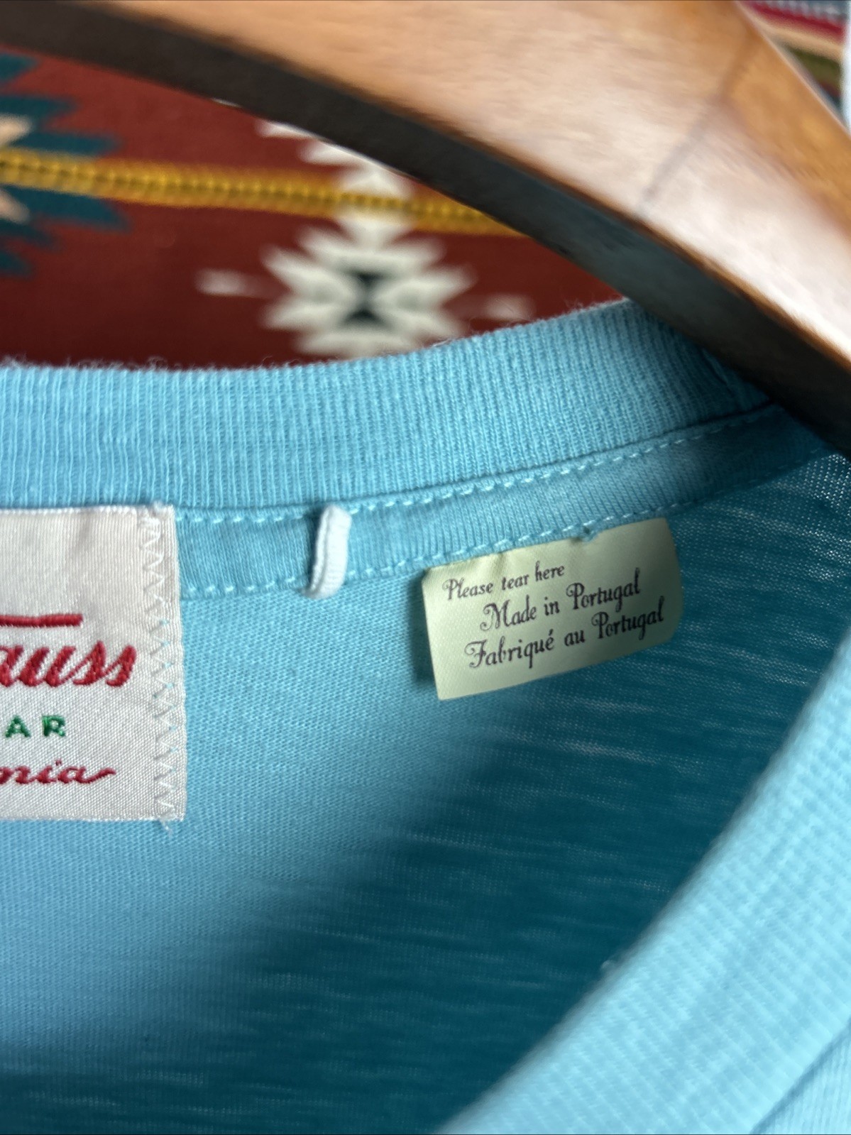 LVC T-Shirt M Levi's Vintage Clothing 50s 60s Casuals Light Blue Single Stitch gallery