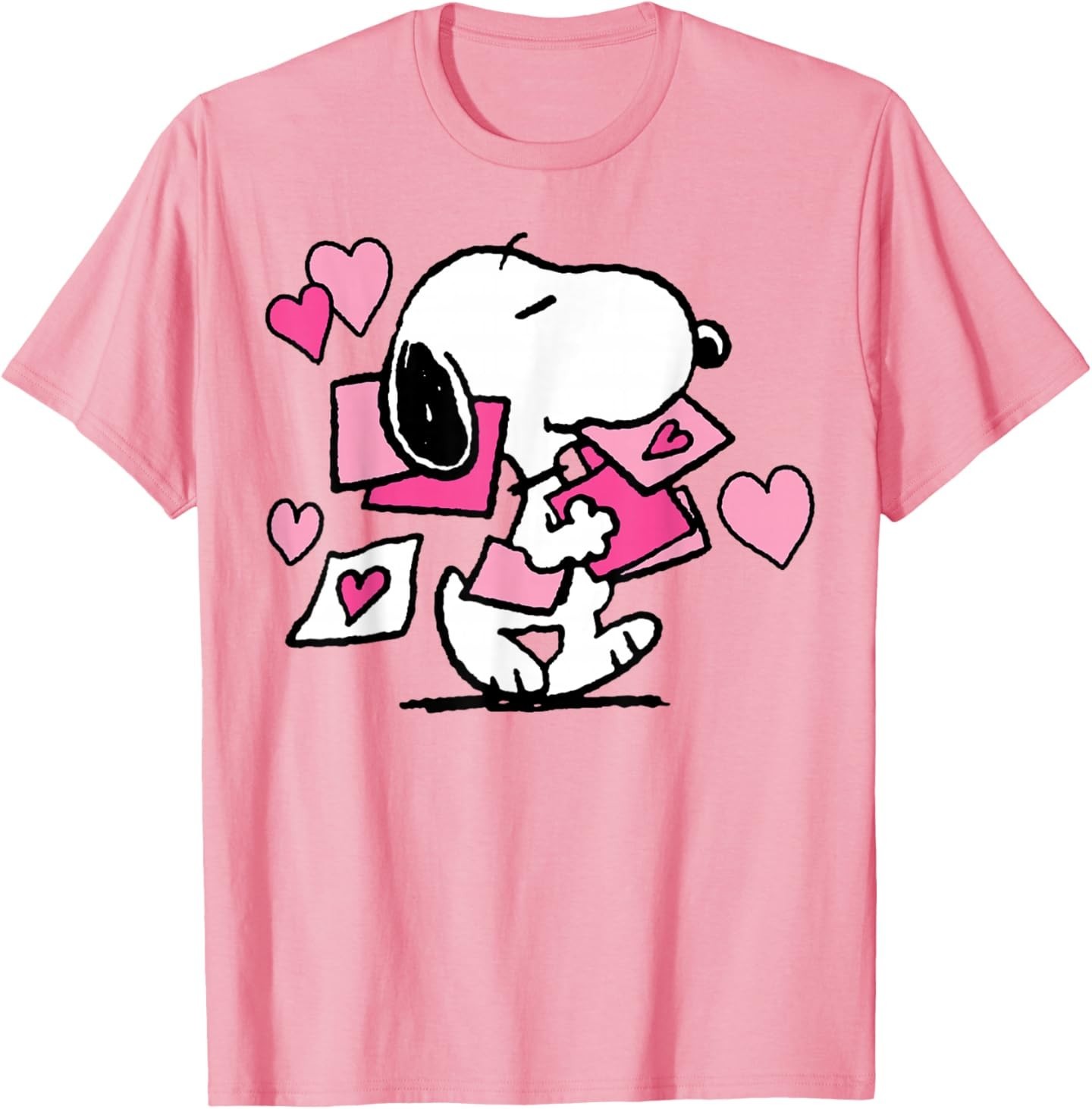 Peanuts Snoopy Valentine's Day Letters T-Shirt gallery