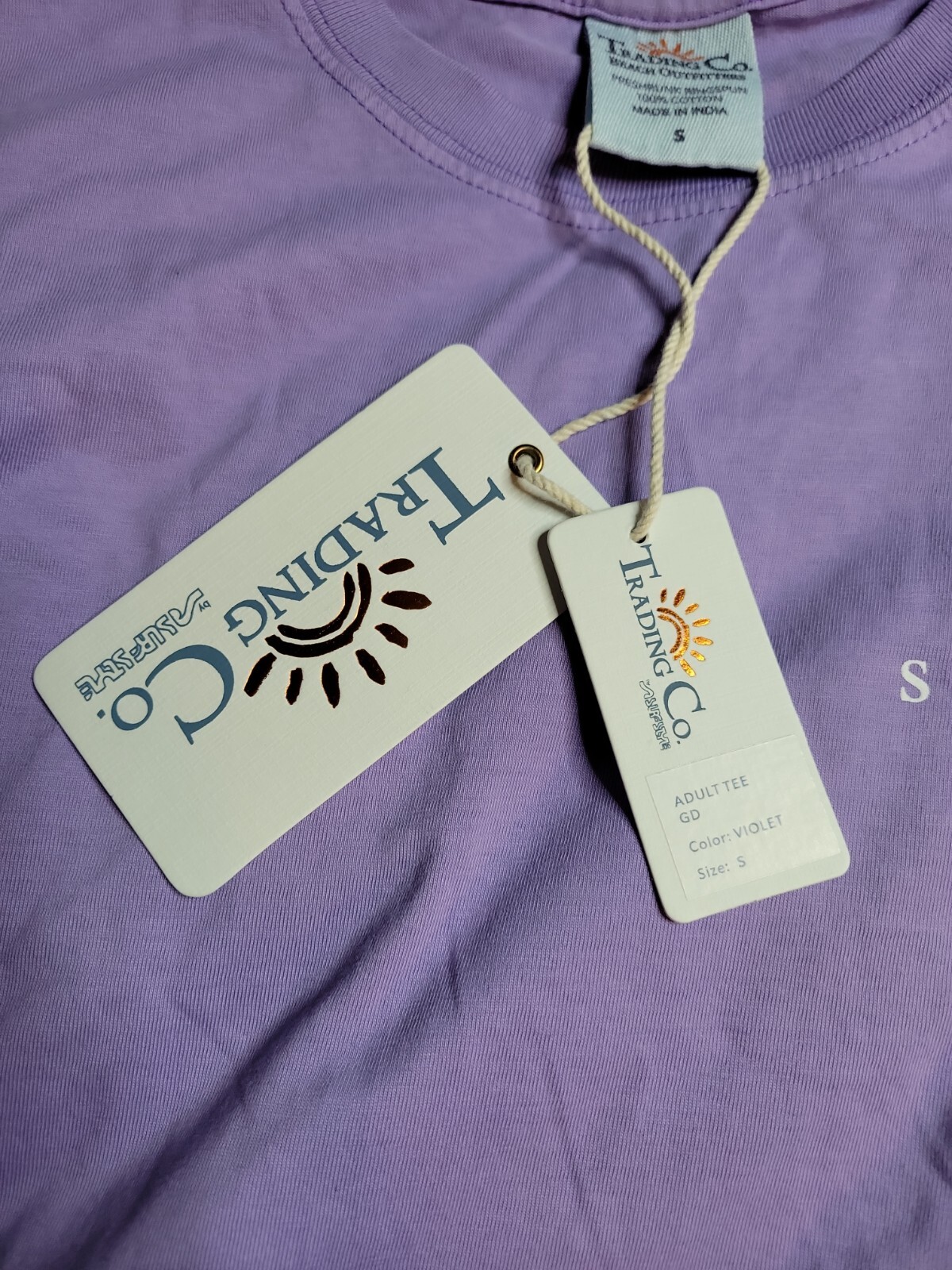 Fort Myers Beach Florida Whale Tail Surfstyle Shirt Sz Small Violet/Purple gallery