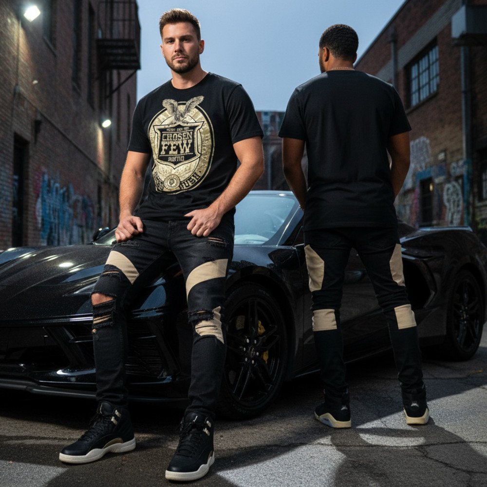 *HEADRUSH* (Black) ~Built For The Chosen Few* Short Sleeve T-Shirt