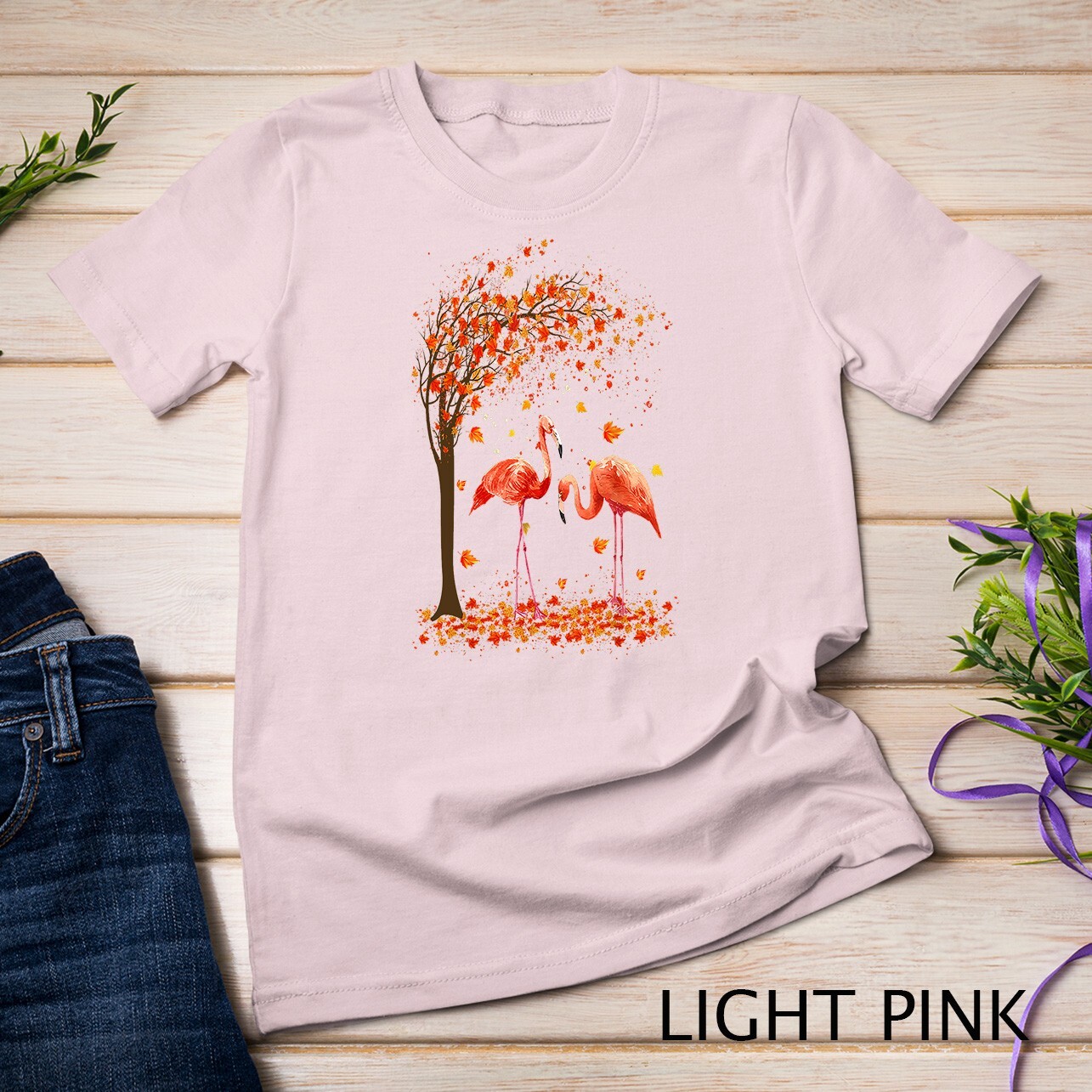 It's Fall Y'all Flamingo Thanksgiving Halloween Funny Unisex T-shirt gallery
